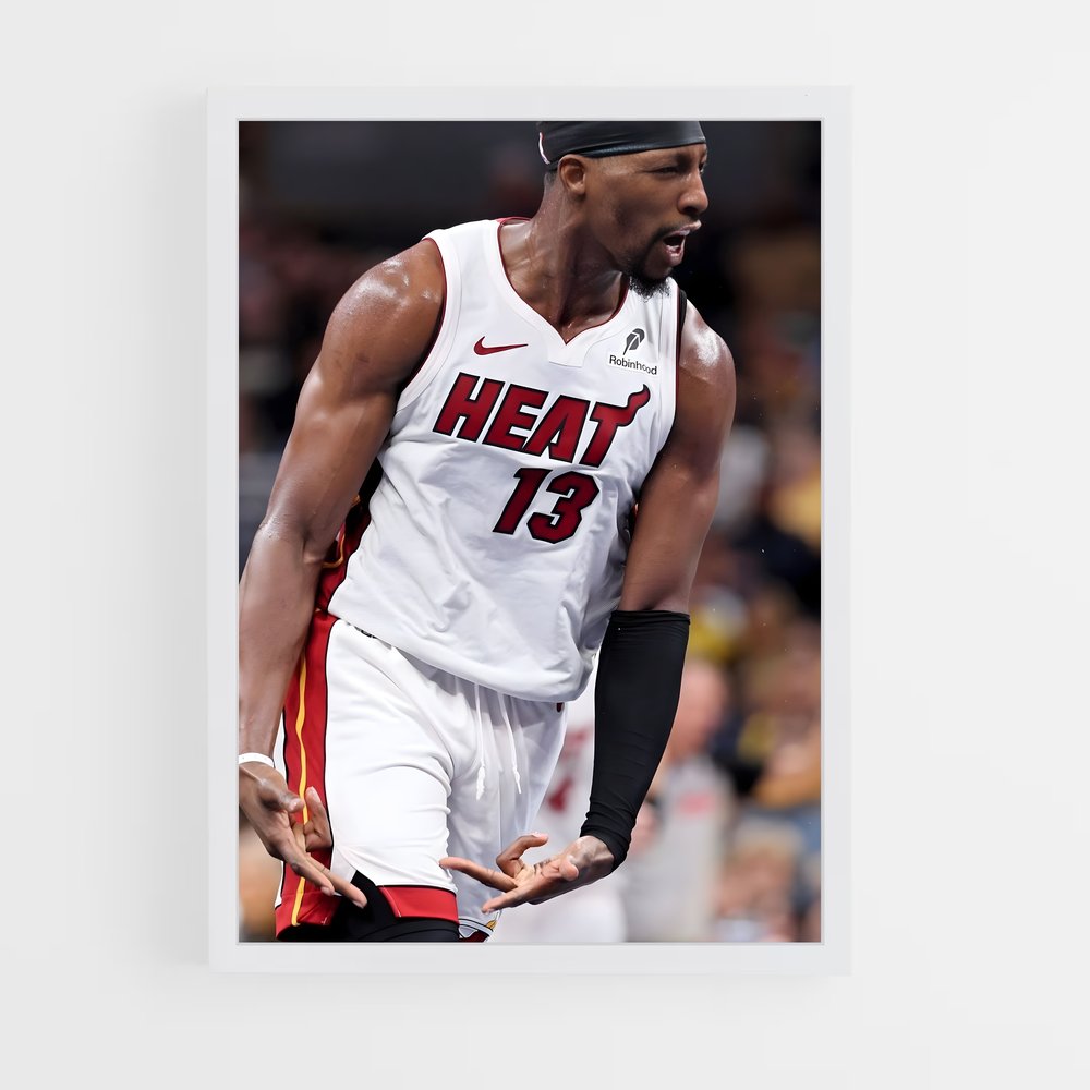 Poster LeBron à Miami – affiche Basketball (vue 3)
